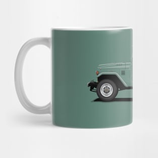 Land Cruiser FJ40 HardTop Green Mug